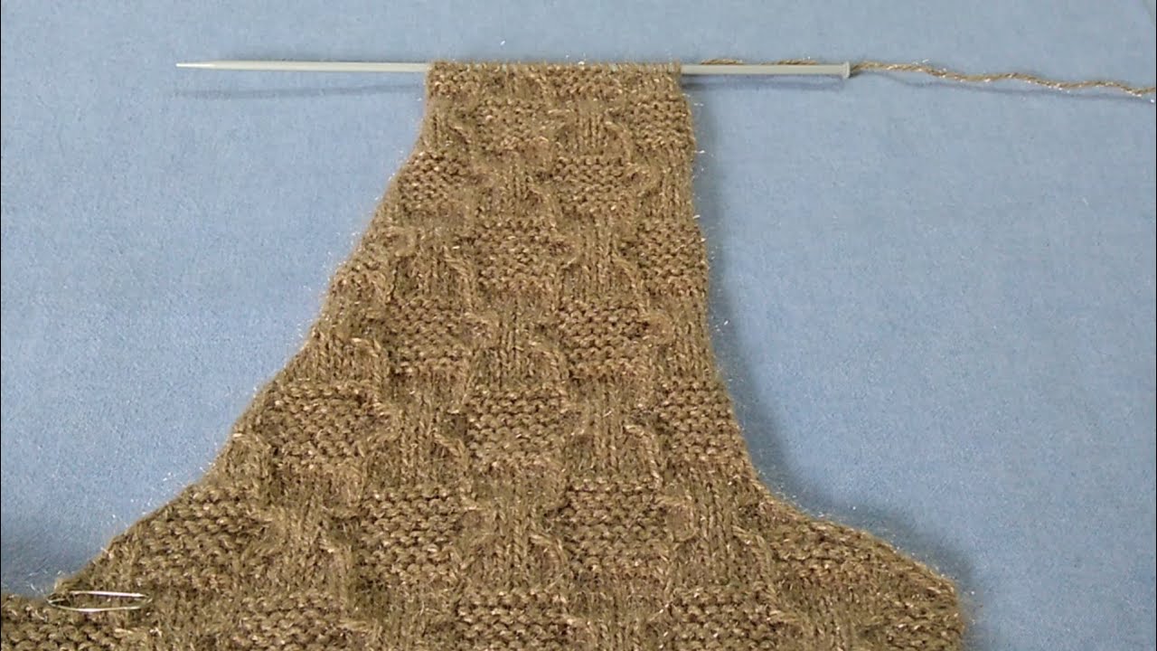 Decreasing V-Neck & Shoulder in Left Side of Sweater