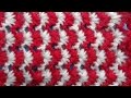 Узоры крючком Tunisian crochet pattern 24