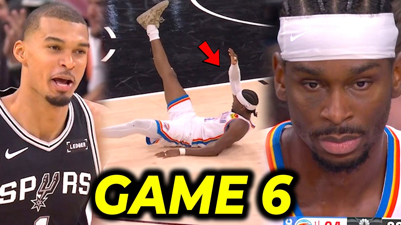 Lungkot ni SGA walang foul sa Flops sa Game 6, niyabangan ang OKC! Takeover si Wemby!