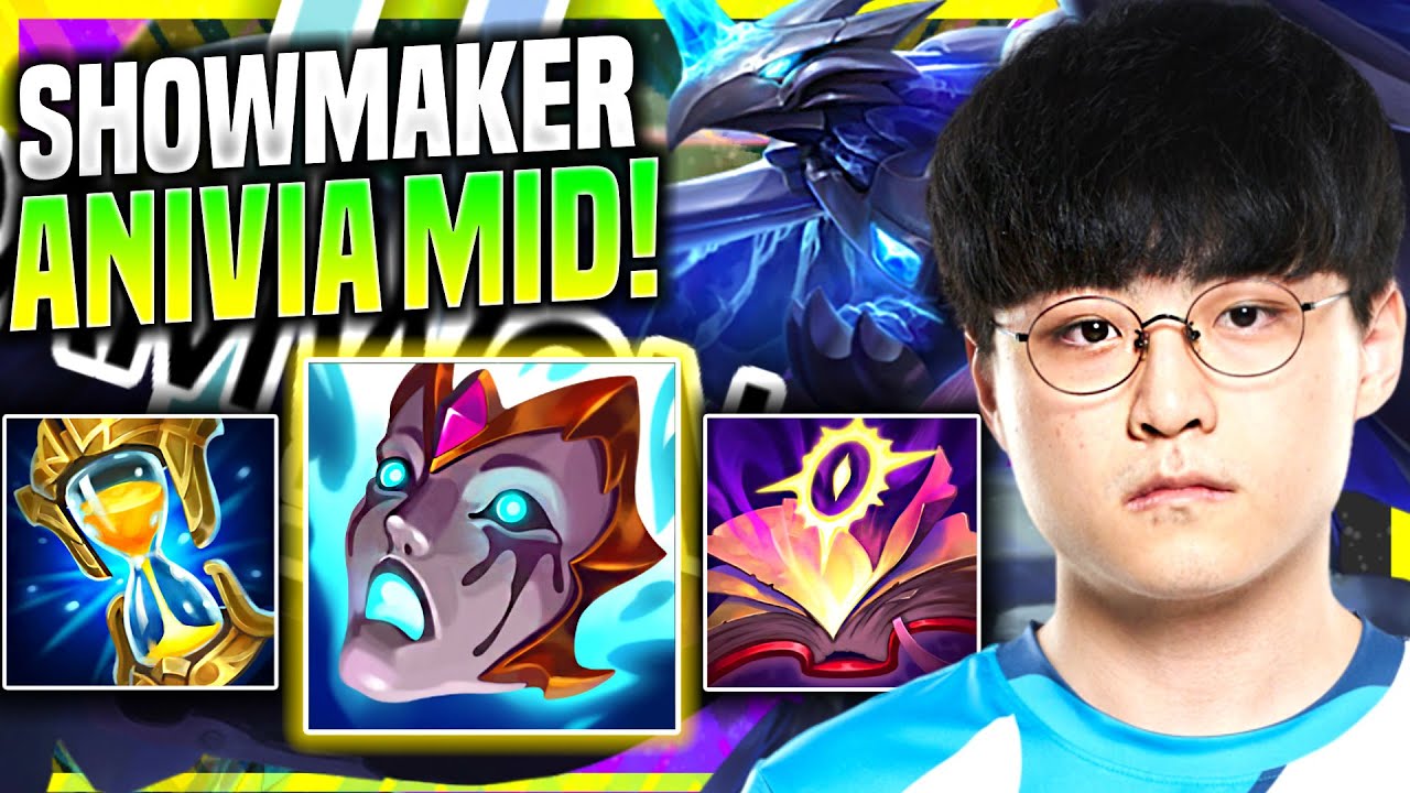 SHOWMAKER TESTING NEW ANIVIA CHANGES! - DWG ShowMaker Plays Anivia Mid vs Poppy! | Preseason 11