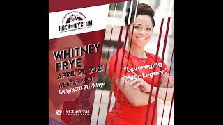 Rock the Lyceum: Whitney Frye