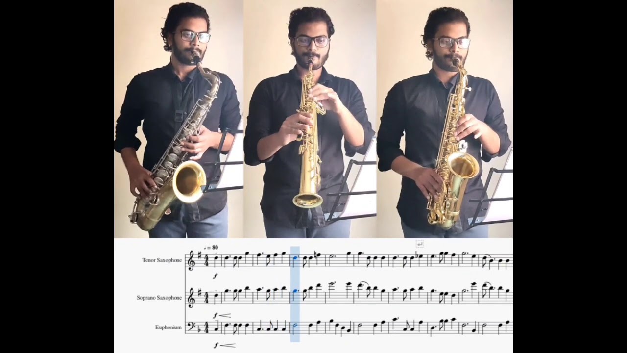 Auld lang Syne  Saxophone Family Instrumental Version  Pratik Dhale