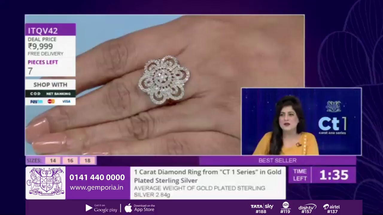 Shop Affordable Jewellery LIVE With Gemporia TV - 13th November - YouTube
