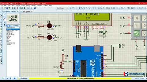 CONTROL DE ACCESO CON ARDUINO EN SIMULADOR PROTEUS