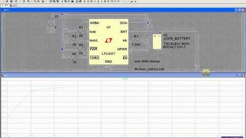 LTC4077+Li-Ion Battery Simulation(SOC:70%)