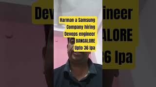 HARMAN India Hiring DevOps Engineer | Java Python Cloud Jobs