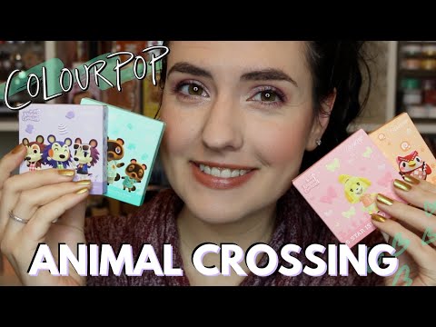 ColourPop + ANIMAL CROSSING Collection! | Swatches of Everything, Comparisons + Tutorial