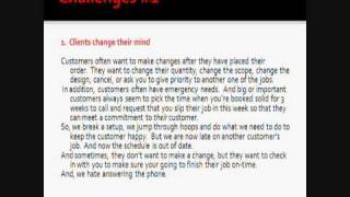 Job Shop Scheduling Machine Shop Scheduling 9 Challenges - Challenge #1