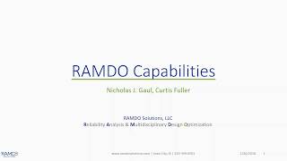 Introduction to RAMDO - Altair Webinar