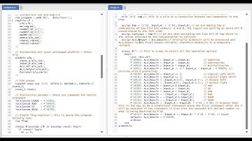 ALU 4 bit adder with CPU and ROM project
