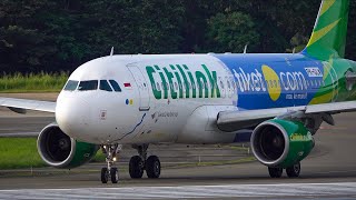 Pesawat Citilink A320 Takeoff Dari Jakarta (4K)