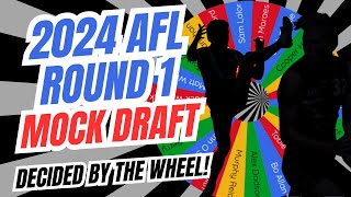 2024 AFL Round 1 Mock Draft - with a twist! Who will go number 1?!