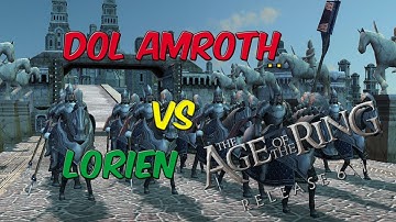 😎😎BFME 2 - Age of the Ring Mod 6.1- Dol Amroth Cavalry vs Amroth na-Arphen (Lorien Cavalry)😎😉
