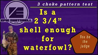 EPIC Shotshell Patterning Test. 12 ga 2 3/4" - 3/5 Bismuth Blend