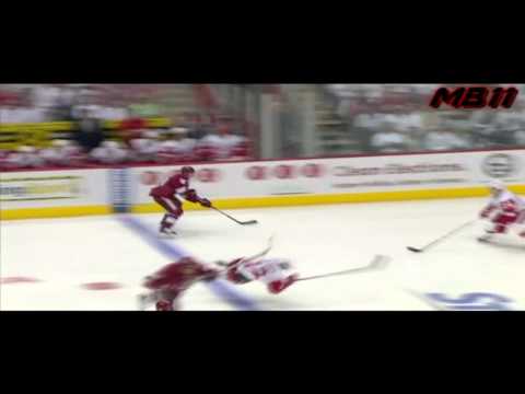 Taylor Pyatt's Hit On Patrick Eaves - 04/18/2011