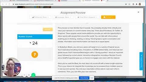 How to do a Blast! StudySync