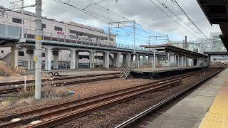 81レ EF64-1025牽引コンテナ貨物列車 枇杷島を通過!