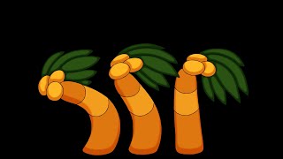 Free 4K VJ Loop - Dancing Palm Trees @AnimatedLoopHD