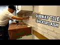 How to Install Subway Backsplash Tile