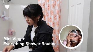 Mini Vlog + Everything Shower Routine