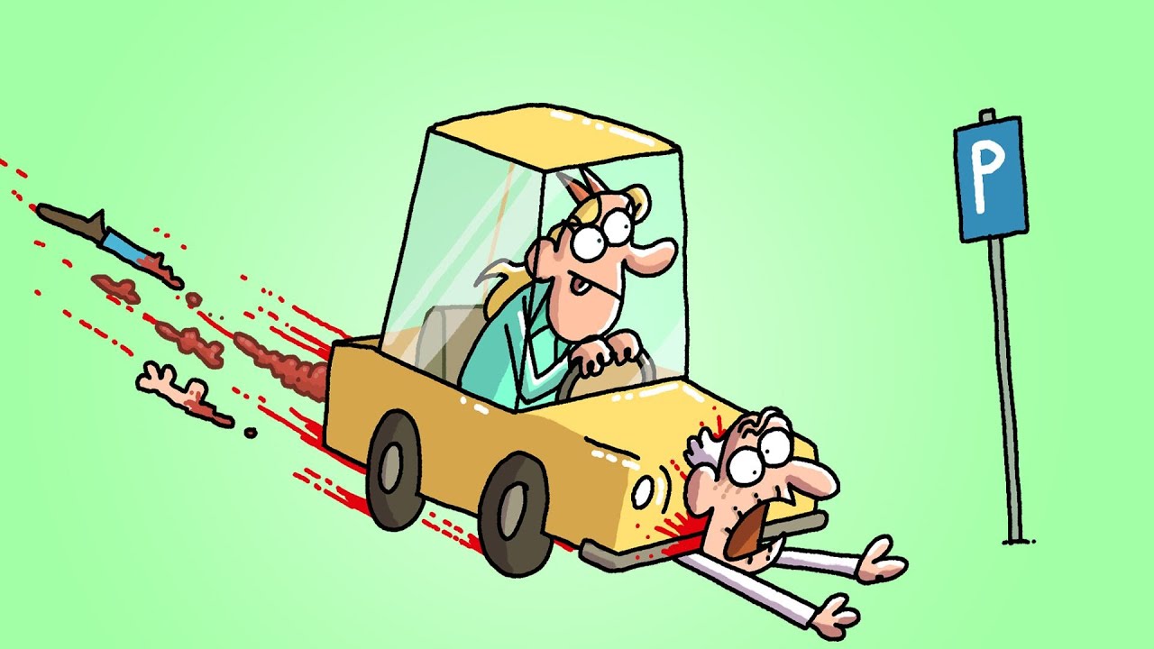 Parking The Car Gone WRONG, Cartoon Box 376, by Frame Order