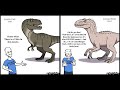 Jurassic World VS Jurassic Park T-Rex's (Dinosaur Comic Dub) (Jurassic World Comic)