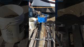 Classifier high banker with 6 inch sluice. #highbanking #sluice #goldmining
