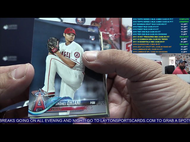 【大谷翔平】Topps Baseball Series 2 Hobby Box 2018 Topps Series 2 Baseball Jumbo Case Break #2 Shohei