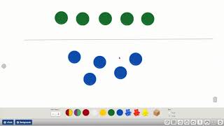 3E. Given a set of pictured objects count the objects touching them as counted