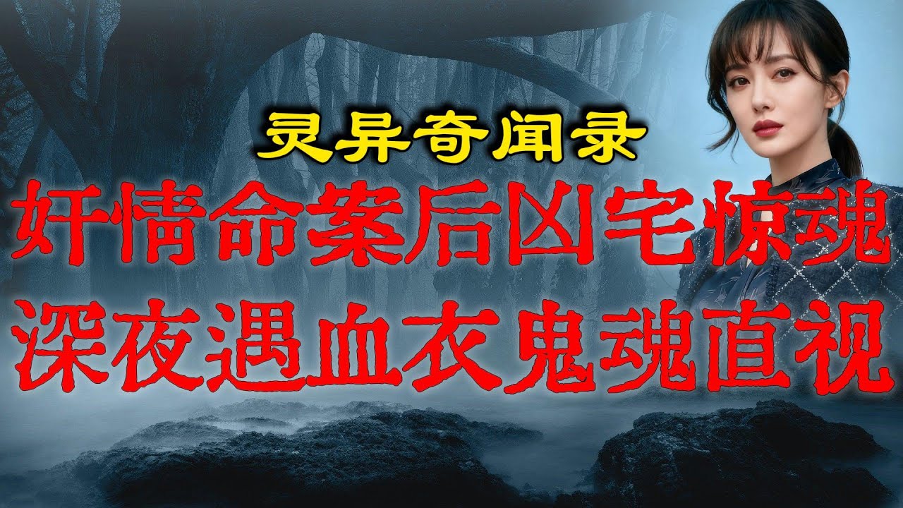 现实比电影更惊悚！搬进新家与凶宅对望，我亲眼看到了那对惨死的夫妻。「詭語怪談 丶灵异故事」#鬼故事 #灵异故事 #恐怖故事