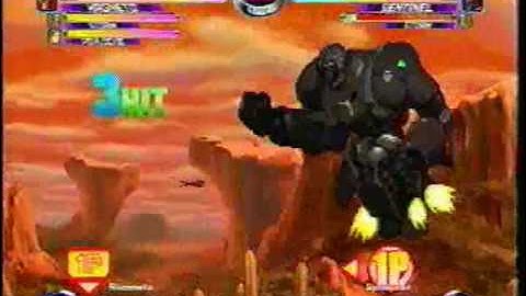 MvC2 Online (360): Brett (MSP) vs SynKiller (BH/Storm/Sent) 2 .:12.27.09:.