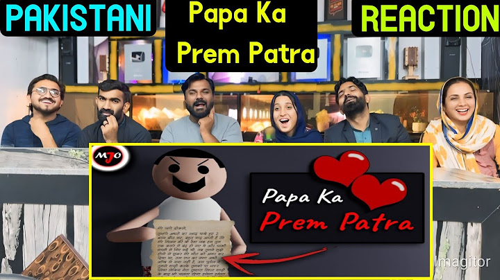 Reaction on Papa Ka Prem Patra || Make Joke Of || MJO || Saurabh Shukla
