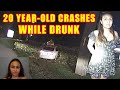 20-Year-Old Woman Crashes Her Car and Gets Arrested for DUI