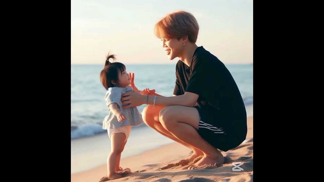 BTS JIMIN and his BABY girl 🧚❤️😘