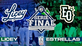 LICEY vs ESTRELLAS / SERIE FINAL 2023 / JUEGO 4 / EN PELOTA CON EL ROBLE / EN VIVO