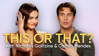 Camila Mendes and Nicholas Galitzine play This Or That with Cosmopolitan UK