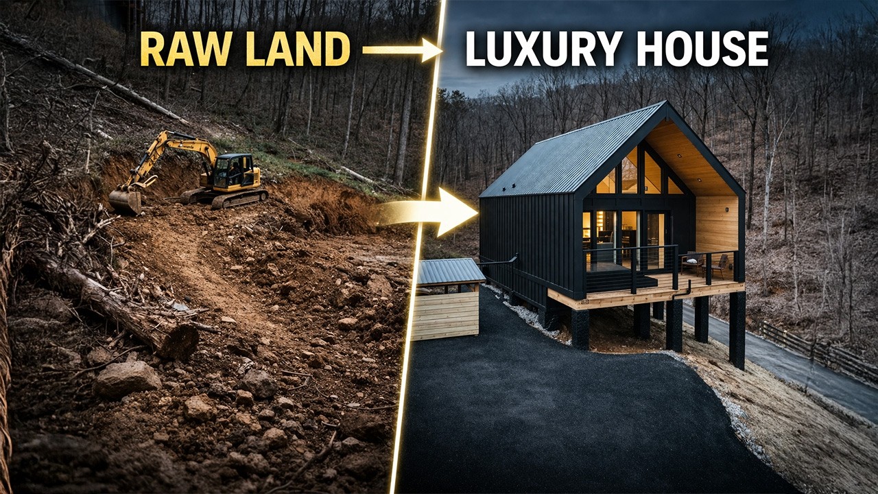 We Built This Tiny House From the Ground Up | Full Construction Time ...