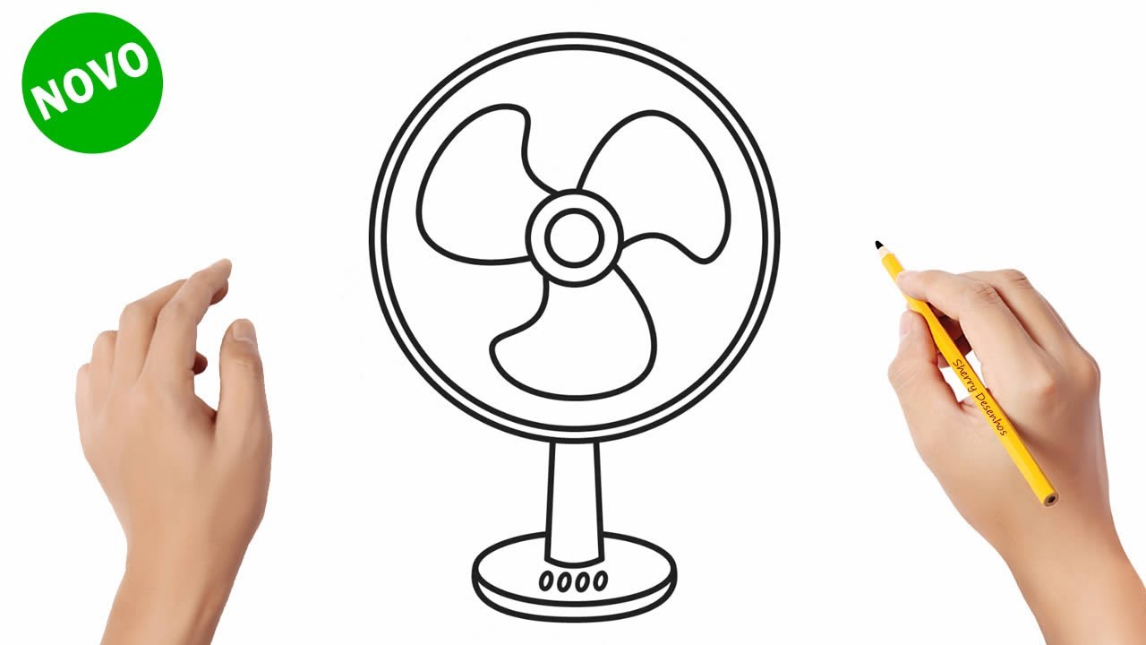 Como desenhar um ventilador - YouTube