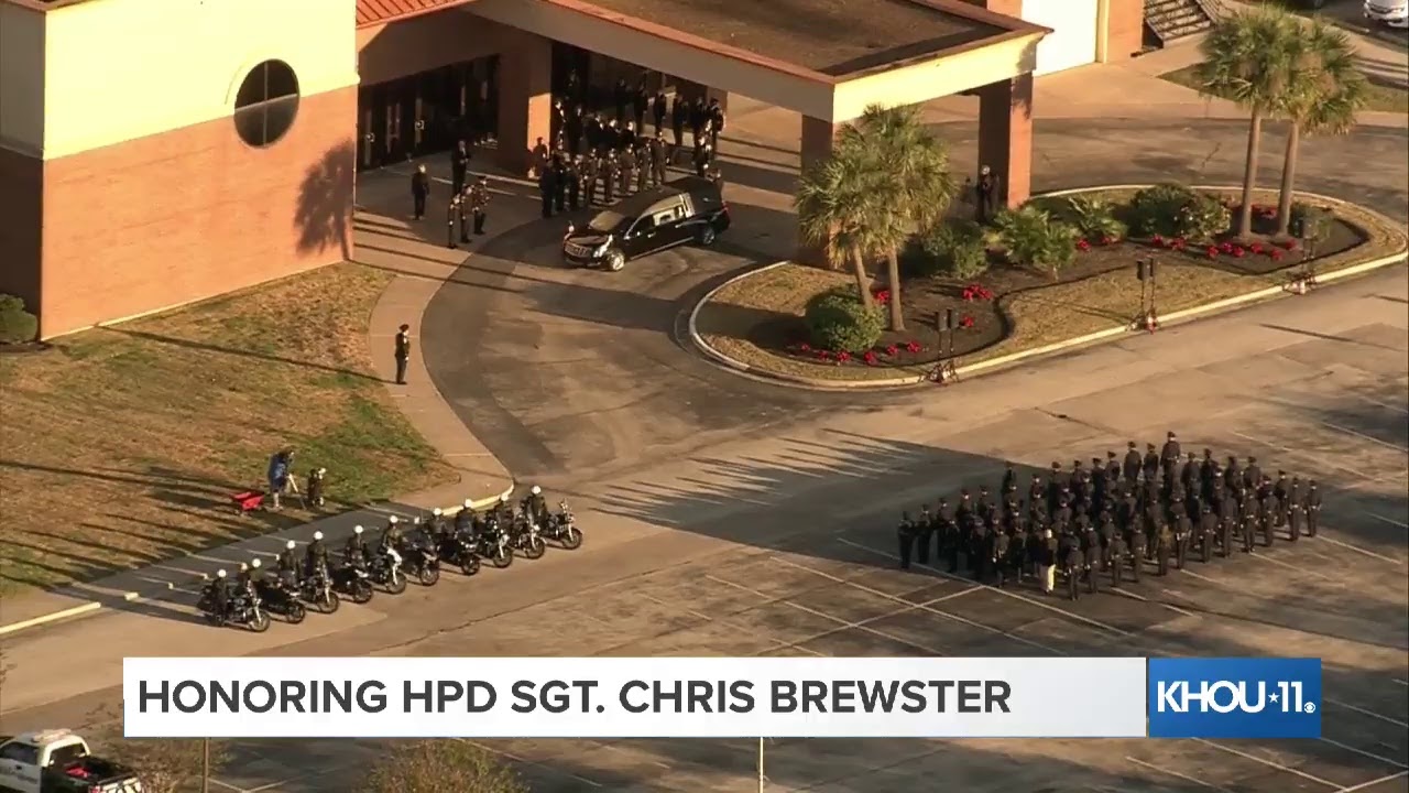 LIVE COVERAGE: Funeral procession for fallen HPD Sgt. Chris Brewster