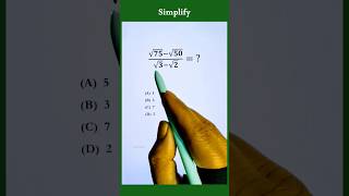 Fractional Square Root Math Problem #shorts #maths