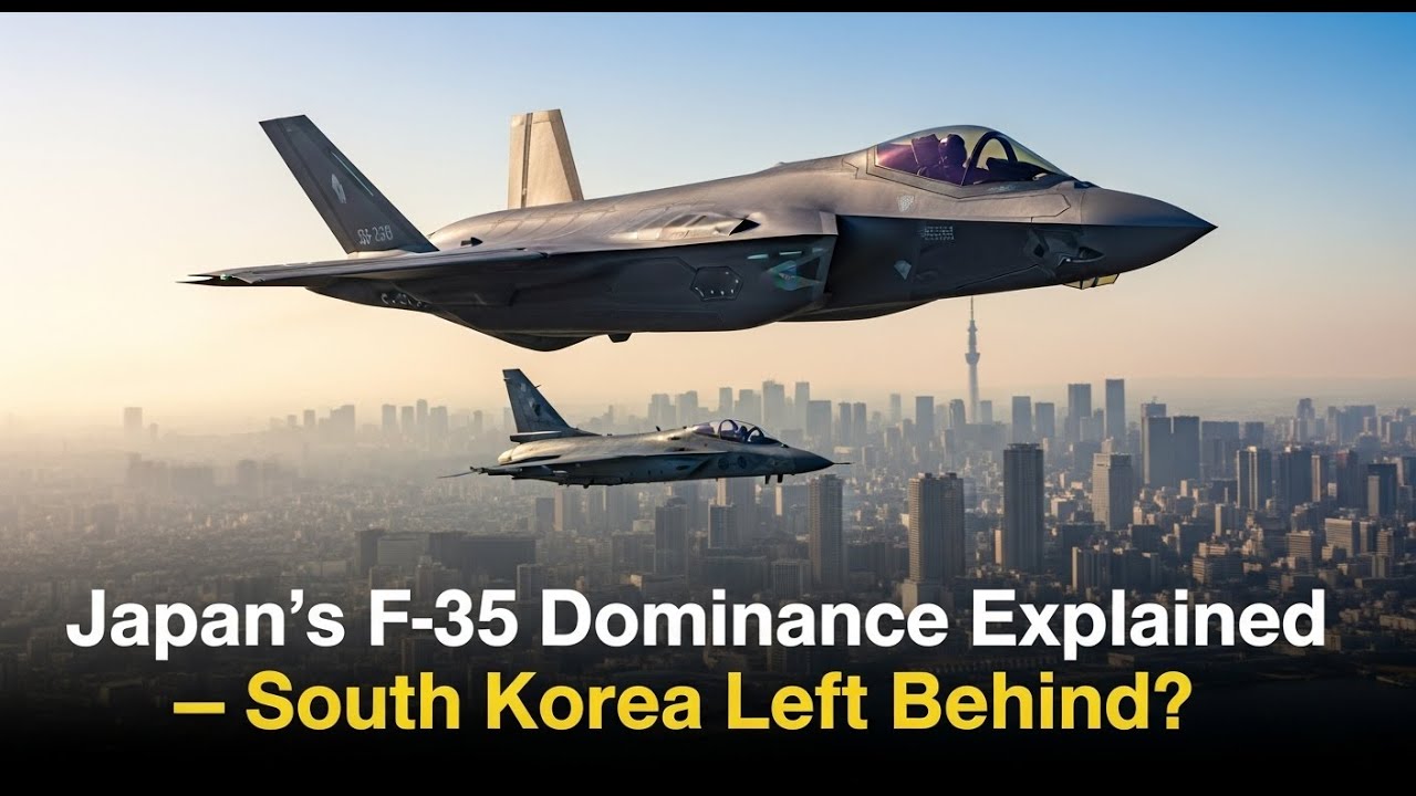 “Japan’s F-35 Dominance Explained — South Korea Left Behind?”