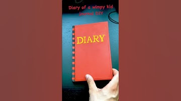 Diary of a wimpy kid journal DIY #wimpy kid