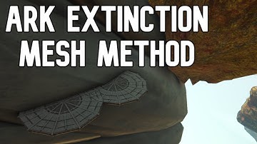 Ark Official How To Mesh Extinction Rat Holes & Base Locations for PvP | ARK: Survival Evolved
