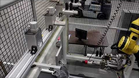 Quality Control Line with AI supported image processing