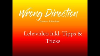 Wrong Direction - Line Dance - Lehrvideo inkl. Tipps & Tricks