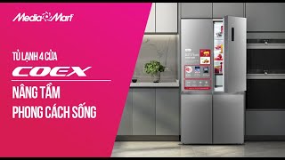 Coex 362-liter Inverter 4-door Refrigerator: Elevating your lifestyle (RM-4007MIB) - MediaMart El...