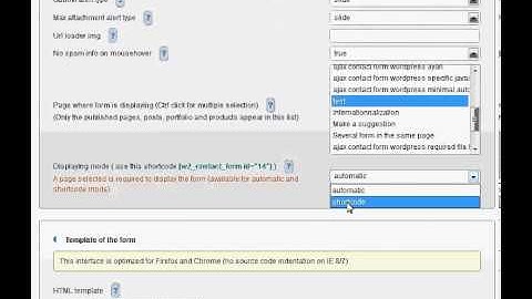 w2 Ajax Contact Form for wordpress - how to integrate a form in a wordpress page