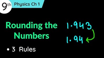 Rounding the Number | Three Rules for Rounding off Numbers | Class 9 Physics Chapter 1