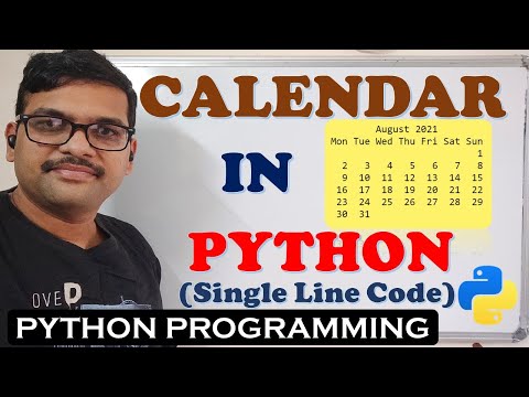 DISPLAY CALENDAR (MONTHLY & YEARLY) IN PYTHON || MONTHLY AND YEARLY CALENDAR || CALENDAR MODULE