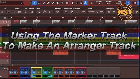 Using The Marker Track To Make An Arranger Track - Home Studio Trainer Show